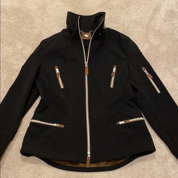 goode rider Jackets & Blazers - Black Goode Rider faux fur lined jacket